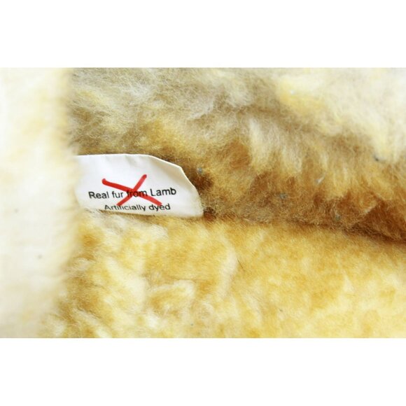 LL Bean Brown Suede Wicked Good Shearling Lined Moccasin Slippers Size 9 M - Picture 9 of 10